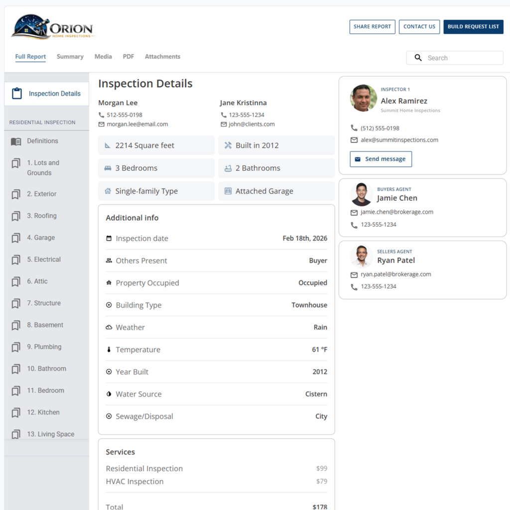 Palmtech Report Designer - Split-view layout style 2